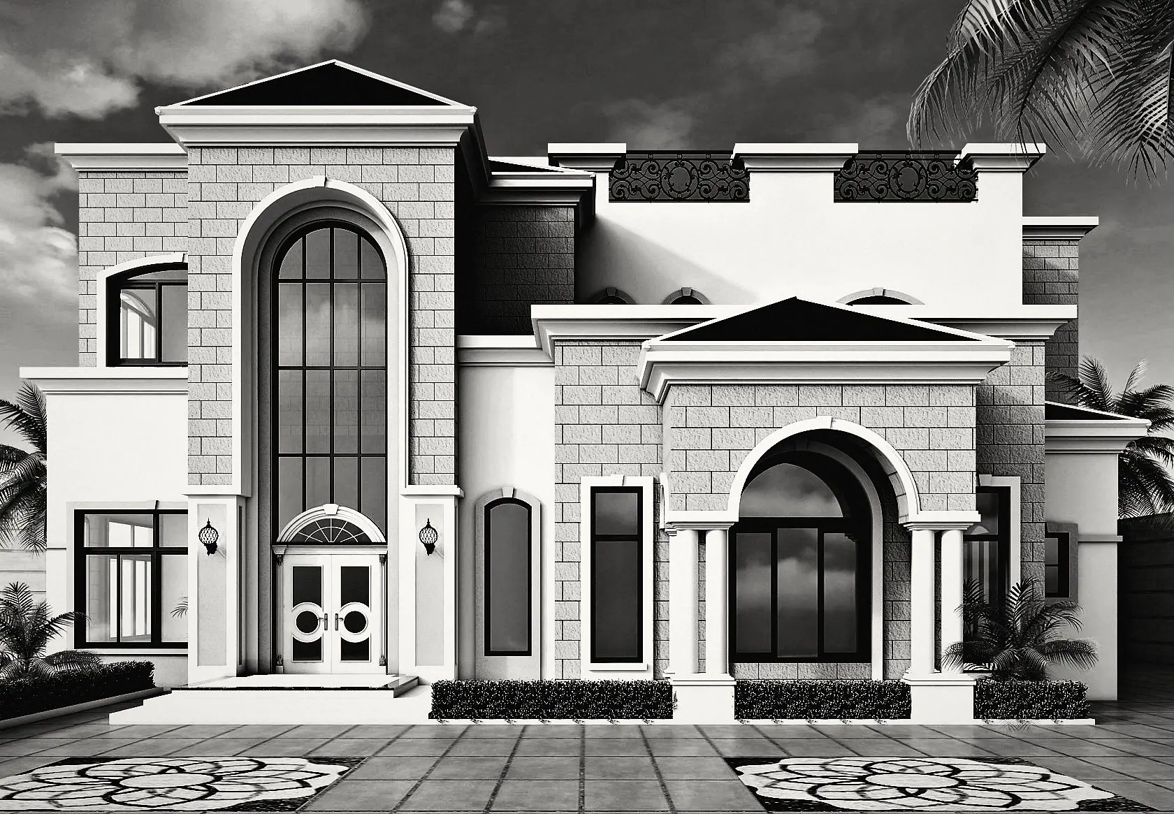 Villa Facades — Classic front